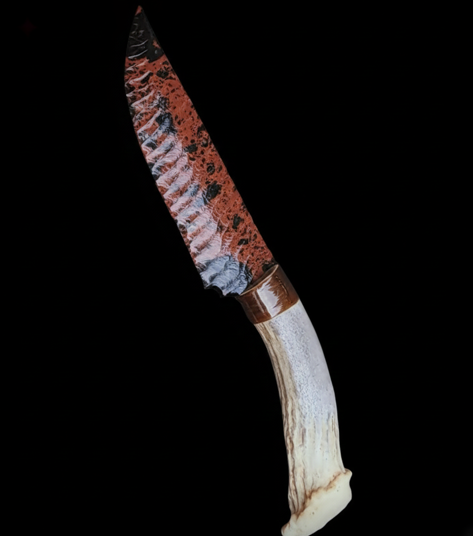 The Magmaborn | Hand-Knapped Mahogany Obsidian Artifact