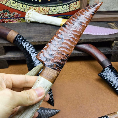 The Magmaborn | Hand-Knapped Mahogany Obsidian Artifact