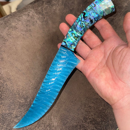 The Siren's Song | Abalone Handle & Blue Cat's Eye Artifact