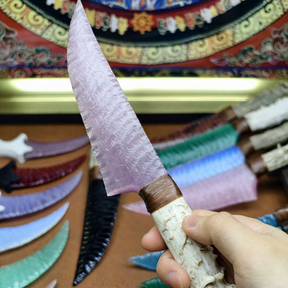 The Mystic Haze | Hand-Knapped Lavender Cat's Eye Artifact