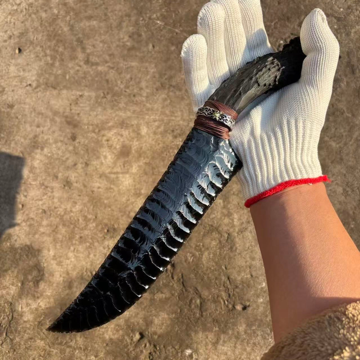 The Night's Watch | Real Dragonglass Obsidian Dagger