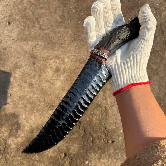 The Night's Watch | Real Dragonglass Obsidian Dagger